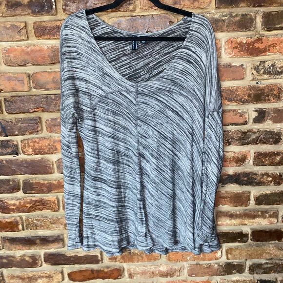 Cynthia Rowley Green Black Long Sleeve Knit Top Women's Size Small - Picture 1 of 6